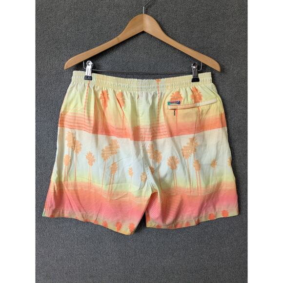 Vtg Weekender Swim Trunks Mens Large Lined 90s Beach Shorts Palm Trees USA Made - Picture 4 of 13
